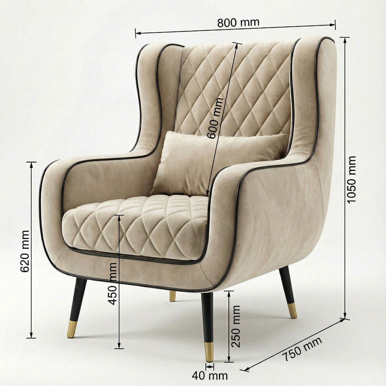 Торшер в стиле ар-деко