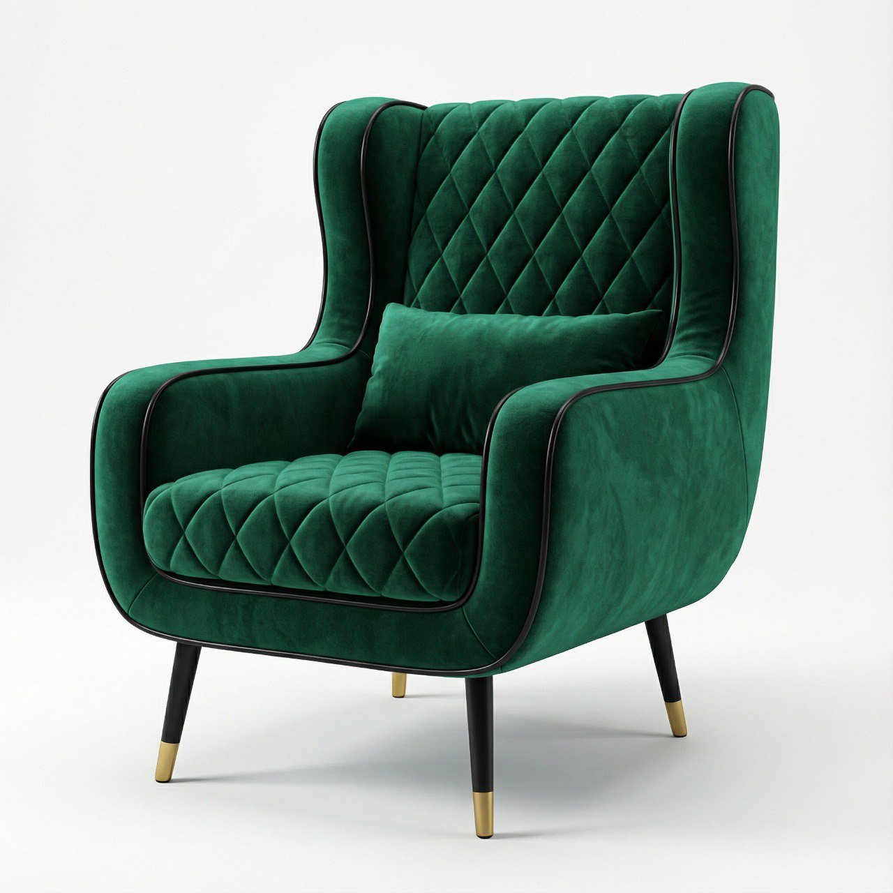 Кресло Velvet Archi, фронтальный ракурс